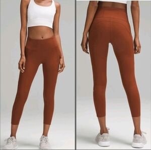 Lululemon High-Rise Copper Brown Leggings Size 6